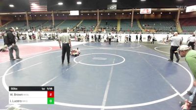 90 lbs Rr Rnd 2 - Whitt Brown, Wesley Wrestling Club vs Ismael Lucero, NM Gold