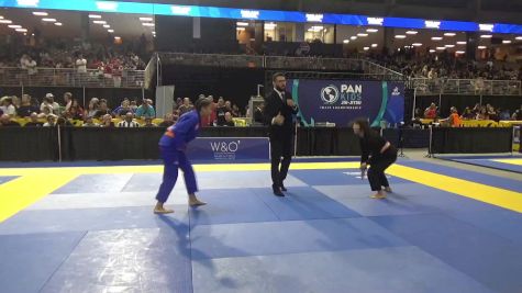 Mikomay Isabel Grubbs vs Charley Raegan Caballero 2025 Pan Kids Jiu-Jitsu IBJJF Championship