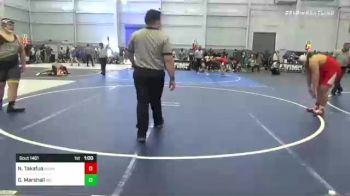 285 lbs 3rd Place - Nova Takafua, Sunnyvale WC vs Gerard Marshall, Ioc