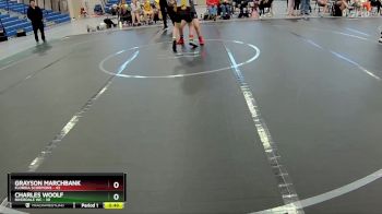 96 lbs Round 5 (6 Team) - Grayson Marchbank, Florida Scorpions vs Charles Woolf, Riverdale WC