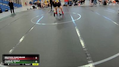 96 lbs Round 5 (6 Team) - Grayson Marchbank, Florida Scorpions vs Charles Woolf, Riverdale WC