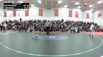 106 lbs Quarterfinal - Max Holley, Copley vs Clayton Graham, West Geauga