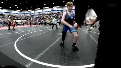 131 lbs Rr Rnd 2 - Michael Lonechief, Pawnee Peewee Wrestling vs Balen Hilgenberg, Standfast