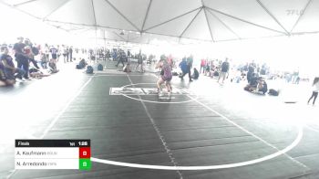 123 lbs Final - Annabelle Kaufmann, Mountain View HS vs Nevaeh Arredondo, Espana Wrestling