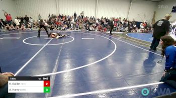 73 lbs Semifinal - Kannon L Guillet, Poteau Youth Wrestling Academy vs Aidyn Harry, Wyandotte Youth Wrestling