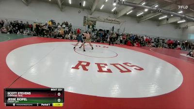 157 lbs Champ. Round 1 - Scott Stevens, Cherokee Trail vs Jesse Riopel, Canon City