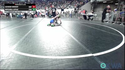 64 lbs Quarterfinal - Jaxson Wright, Bartlesville Wrestling Club vs Mitchell Little, Standfast