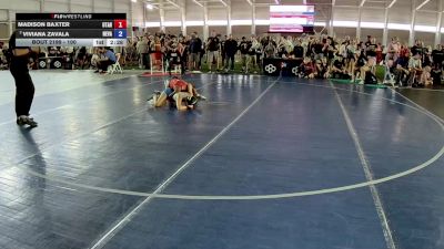 100 lbs Quarters - Madison Baxter, Utah vs Viviana Zavala, Nevada