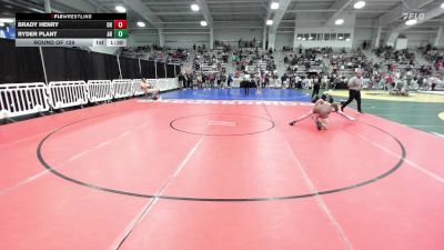 120 lbs Round Of 128 - Brady Henry, OH vs Ryder Plant, AR