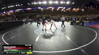 119 lbs Round 1 - Zeliah Cooper, Taylor County vs Makara Borrelli, Venice