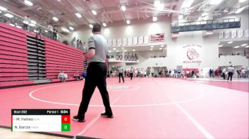 120 lbs Cons. Round 3 - Mason Haines, Dundee vs Nicholas Garcia, Marmion Academy