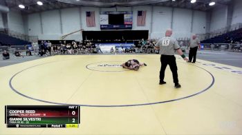 132 lbs Finals (4 Team) - Gianni Silvestri, Tioga Sr HS vs Cooper Reed, Central Valley Academy