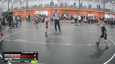 60 lbs Semifinal - Stockton Bishop, Red Devil Wrestling Club vs Gaetano Acerra, Unaffiliated