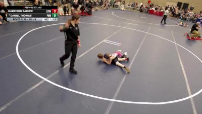 8U - K Cons. Round 2 - Harrison Sather, Lakeville Youth Wrestling Association vs Daniel Thomas, Pursuit Wrestling Minnesota