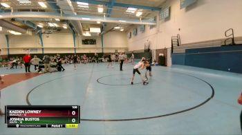 106 lbs Round 2 (10 Team) - Kaeden Lowney, Ogallala vs Joshua Bustos, South