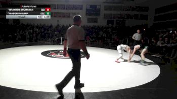 120 lbs Final - Brayden Buchanan, Essex vs Mason Sheltra, Colchester