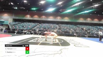 197 lbs Consi Of 4 - Carl Hansen, Montana-Northern vs Tyce Raddon, Wyoming