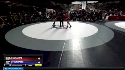 101 lbs Round 1 (4 Team) - Carlie Williams, KTWA vs Sophia Gonzales, CVWA