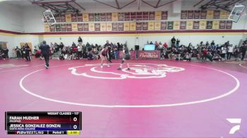 117 lbs Cons. Round 1 - Farah Mudher, Palomar vs Jessica Gonzalez Gonzalez, Santa Rosa College