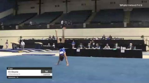 Eli Osuna - Floor, Williamsburg VA - 2021 USA Gymnastics Development Program National Championships
