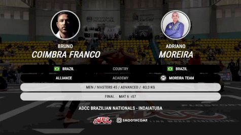 Adriano Moreira vs Bruno Coimbra Franco 2025 ADCC Brazilian Nationals