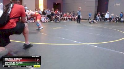 Round 1 - Brixton Byerley, East Kansas Eagles vs Emmanuel Ramos, Apex Wrestling