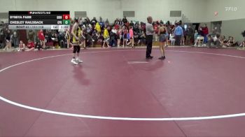 111-118 lbs 1st Place Match - Chesley Railsback, Center Point-Urbana Girls vs Symiya Farr, Grinnell Girls