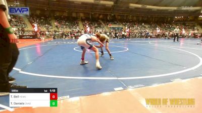 58 lbs Round Of 32 - Trey Bell, Higher Calling Wrestling Club vs Taze Daniels, Chagolla Trained