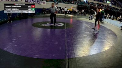 120 lbs Quarterfinal - Drew Timmerman, Ninety Six vs Tyler Kittrell, Bamberg-Ehrhardt