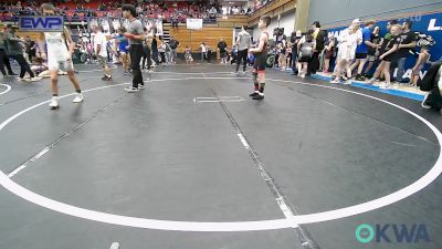 80 lbs Semifinal - Clay Bach, Weatherford Youth Wrestling vs Mason Byers, D3 Wrestling Cluib