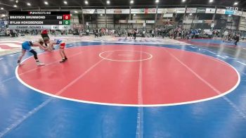 90 lbs Champ. Round 1 - Rylan Hoksbergen, BHRV Nighthawks vs Brayson Brummond, Windy City Wrestlers