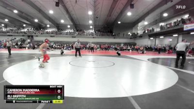 100 lbs Cons. Round 4 - Cameron Madderra, Nixa Youth Wrestling-AAA  vs Eli Griffith, Maysville Youth Wrestling-AA