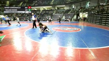 130 lbs Consolation - Zavier Carrasquillo, South Georgia Athletic Club vs William Reiner, Alpha Wrestling Club