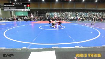 89 lbs Quarterfinal - Cyler Beeson, Middleton Wrestling Club vs Rocco Valvano, Fitz Wrestling Academy