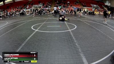 56 lbs Round 1 (8 Team) - Owen McCombs, Pursuit WC vs Lucas Bittner, Silo WC