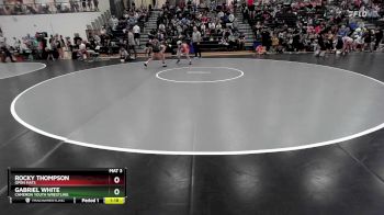 115 lbs Quarterfinal - Rocky Thompson, Open Mats vs Gabriel White, Cameron Youth Wrestling