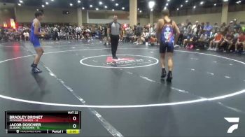 138 lbs Round 1 (6 Team) - Jacob Doschier, Alabama Takedown vs Bradley Dronet, Mississippi Mayhem