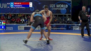 92 kg Quarterfinal - Erhan Yaylaci, Tur vs Arkadzi Pahasian, Blr