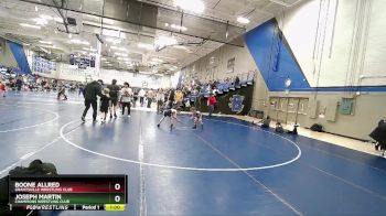 49-53 lbs Round 3 - Boone Allred, Grantsville Wrestling Club vs Joseph Martin, Champions Wrestling Club