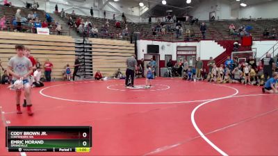 48-49 lbs Round 2 - Emric Morand, Springville vs Cody Brown Jr., Contenders WA