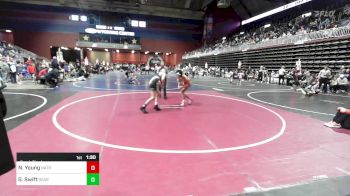 116 lbs Semifinal - Nehemiah Young, Natrona Colts vs Gage Swift, Bear Cave