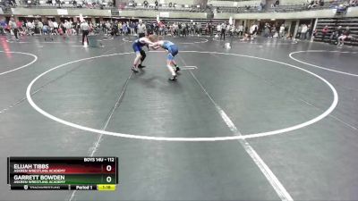 112 lbs 3rd Place Match - Garrett Bowden, Askren Wrestling Academy vs Elijah Tibbs, Askren Wrestling Academy