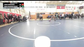 135 lbs Quarterfinal - Emelia Velasquez-Owsiany, Willits vs Anais Hernandez, St Helena