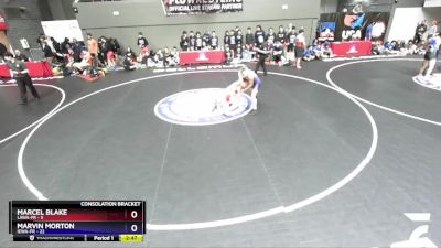 157 lbs Round 4 (16 Team) - Marcel Blake, LAWA-FR vs Marvin Morton, IEWA-FR