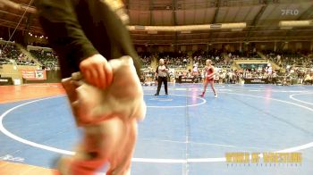 110 lbs Quarterfinal - Ember Zupanc, Spencer MS vs Jaylianna James, Mcalester Youth Wrestling