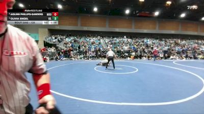 125 lbs Quarterfinal - Olivia Engel, Kelso vs Aislinn Phillips-Sanders, Nevada Union