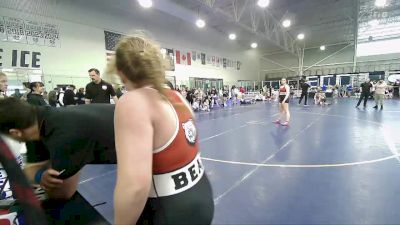 140+ Cons. Semi - Andie Stump, 4A - Bear River vs Kinlee Conger, Bear River Jr High Wrestling C