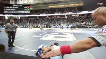 II-116 lbs Champ. Round 1 - Auggie Moon, Trinity School vs Jonathan Suarez, Croton-Harmon