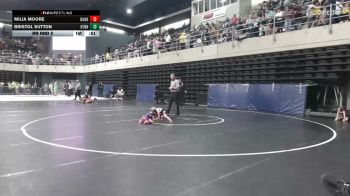 41 lbs Rr Rnd 2 - Milia Moore, Dundee vs Bristol Sutton, Kennedyville