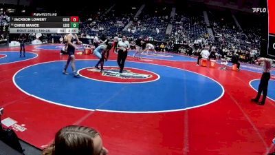 190-2A 1st Place Match - Jackson Lowery, Coahulla Creek vs Chris Mance, Lovett School